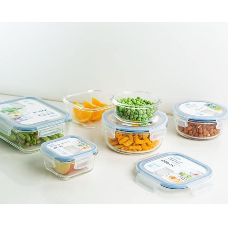 Hộp Thuỷ Tinh Đựng Thực Phẩm tròn INOCHI Trong Ngăn Đá Tủ Lạnh, Bảo Quản Thực Phẩm Tươi TTCN | BigBuy360 - bigbuy360.vn