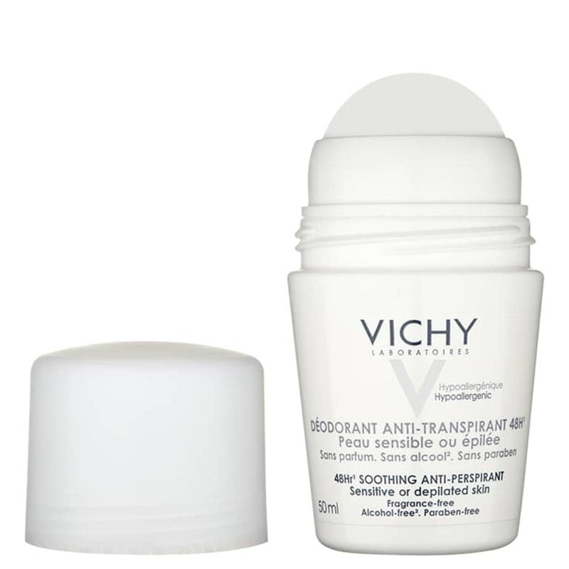 Lăn khử mùi Vichy Và Khô Thoáng Vùng Da Dưới Cánh Tay 48H Vichy Deodorant Anti-Transpirant 48h 50ml