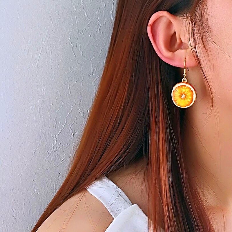 Bông tai. khuyên tai, hoa tai hoa quả