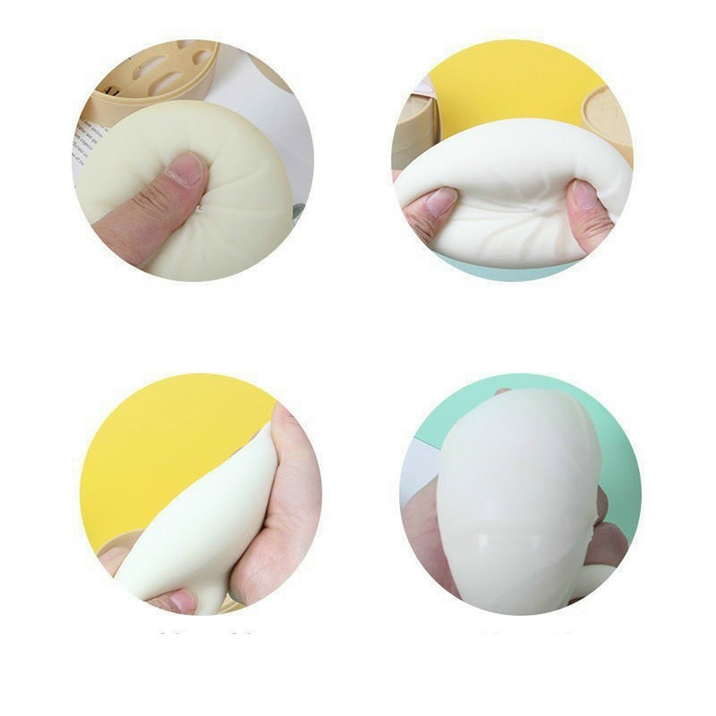 Bánh Bao Đồ Chơi Cầm Tay Bóp Giúp Xả Stress -Đồ Chơi Squishy Hình Bánh Bao Giúp Giảm Căng Thẳng