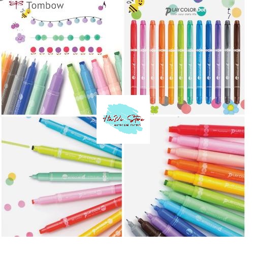 [HADI] Bút marker trang trí 2 đầu TOMBOW PLAY COLOR DOT (Mã SP:TB-B-ColorDot)