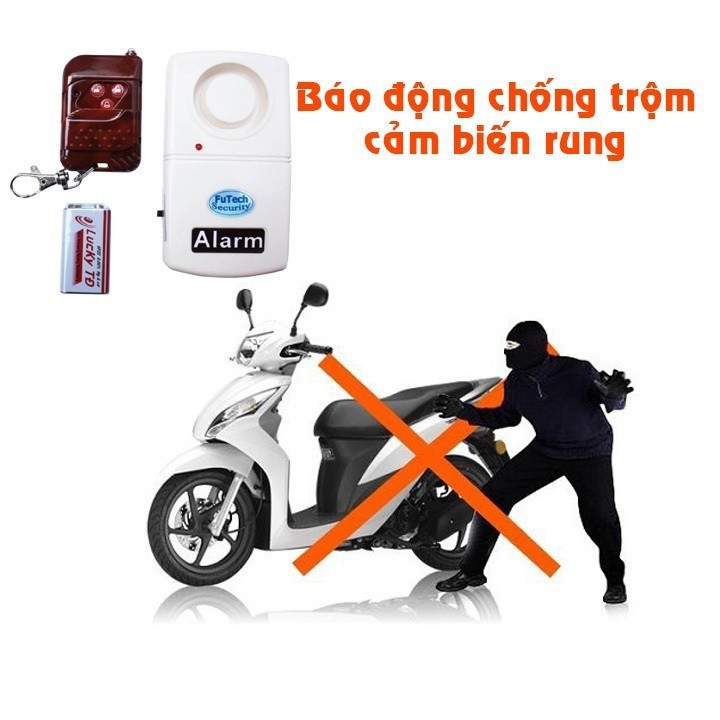 THIẾT BỊ CHỐNG TRỘM XE MÁY, TÌM XE TRONG BÃI XE - BÁO ĐỘNG RUNG CHỐNG TRỘM ĐIỀU KHIỂN TỪ XA