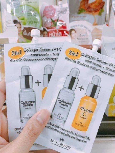 Combo 6gói serum collagen vitamin C thái lan