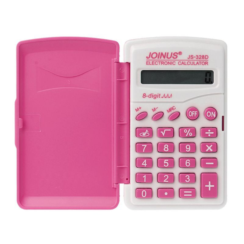 Mini Student Pocket Battery Powered 8-Digit Electronic School Office Calculator
