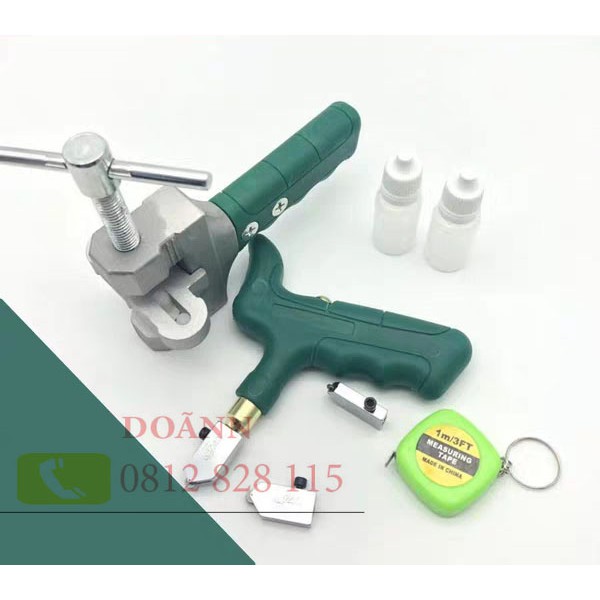 Bộ dao và ê tô bẻ kính