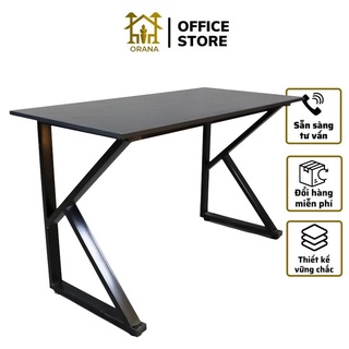 Bàn làm việc chữ k chân sắt khung sắt 1m2 orana bk
