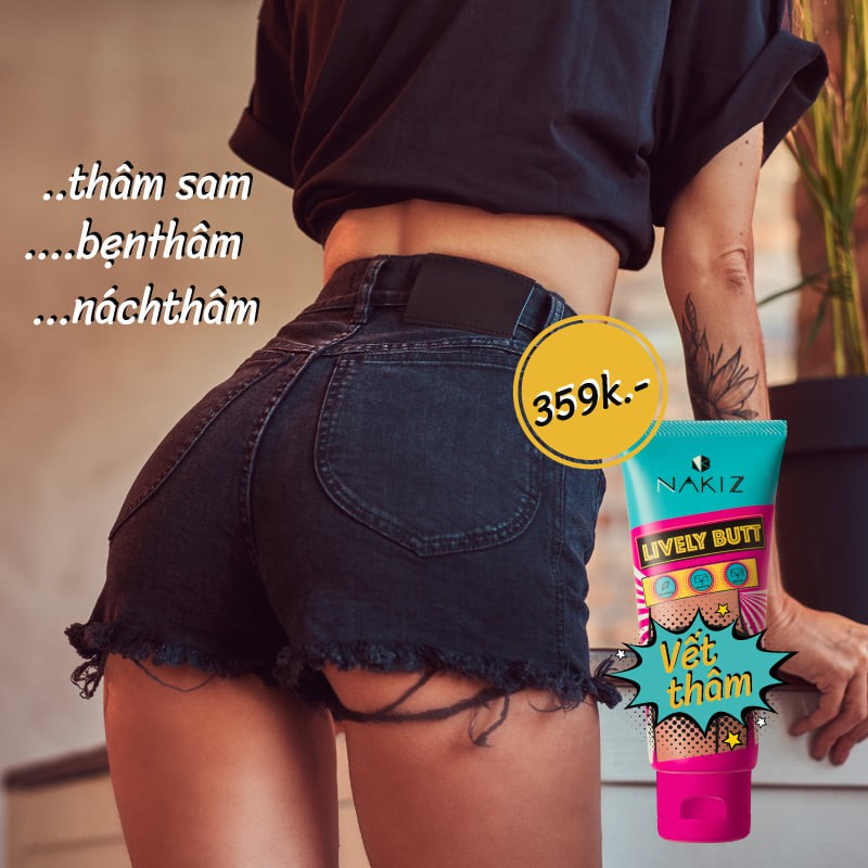 Nakiz | Kem Loại Thâm Mụn MÔNG, LƯNG, NÁCH, BẸN, KHUỶ TAY, ĐẦU GỐI | BigBuy360 - bigbuy360.vn