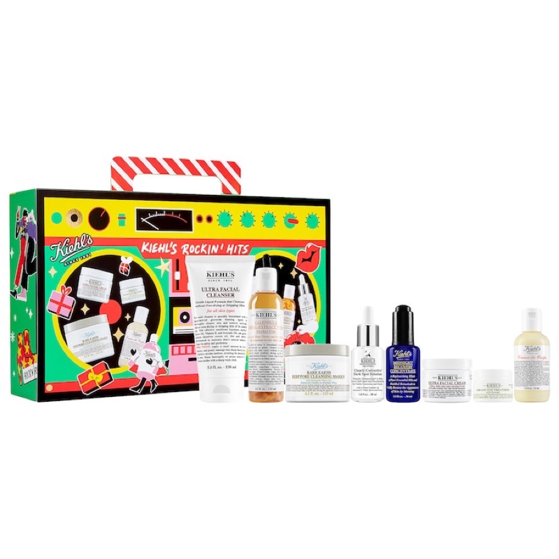 Set Kiehls Rockin' Hits Vault - Top mỹ phẩm huyền thoại nhà Kiehl's tách set