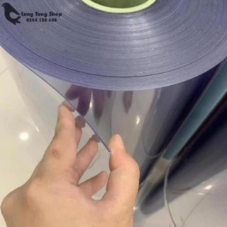 [ Chọn độ dày - 1 mét ] Màng nhựa PVC loại cứng trong suốt dày 3,5,8zem