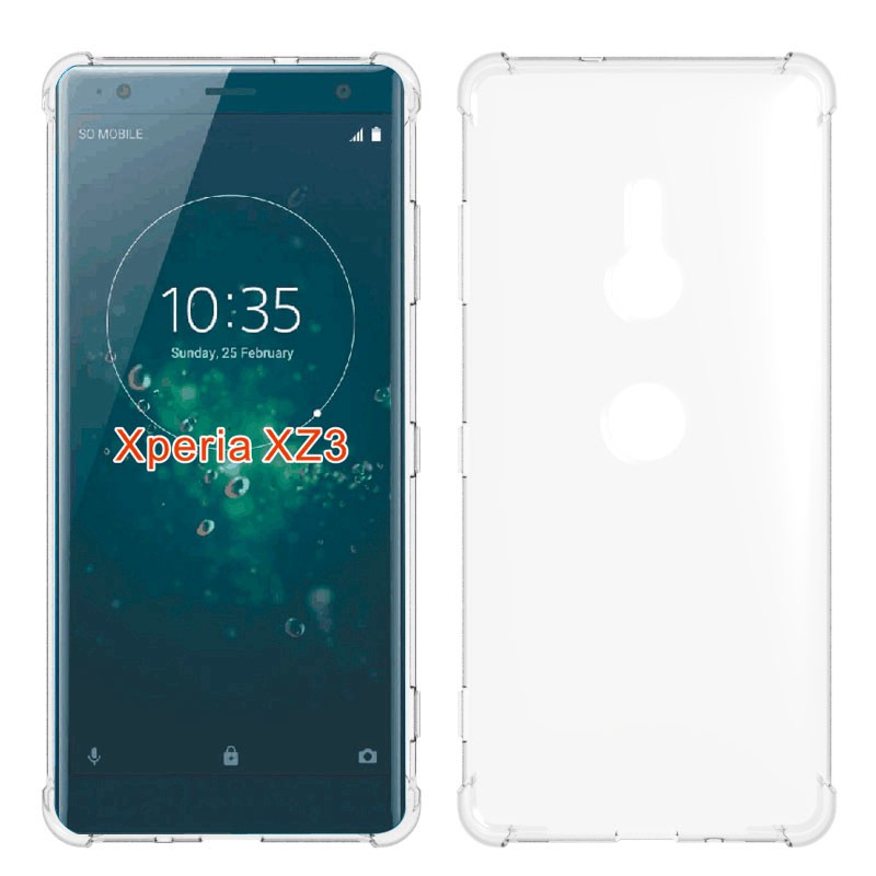 Ốp điện thoại silicon TPU mềm trong suốt chống rơi cho sony Xperia XA XA1 XA2 Ultra plus XZ3
