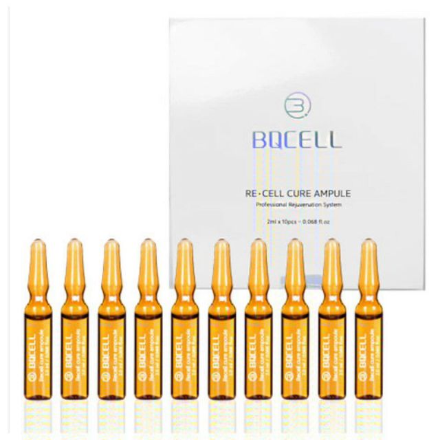 Tế bào gốc dưỡng trắng, nâng cơ BQCell Re-Cell Cure Ampule 2ml x10 ống