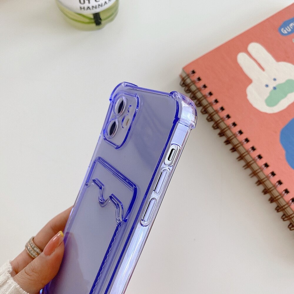 Color Clear TPU Soft Cases Compatible for iPhone 13 12 Pro Max Cover