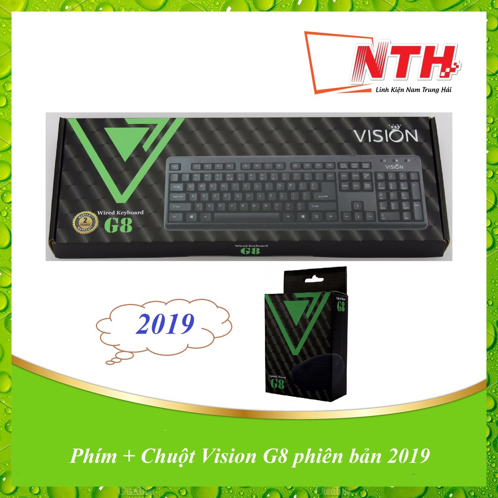 Phím + Chuột Vision G8 phiên bản 2019