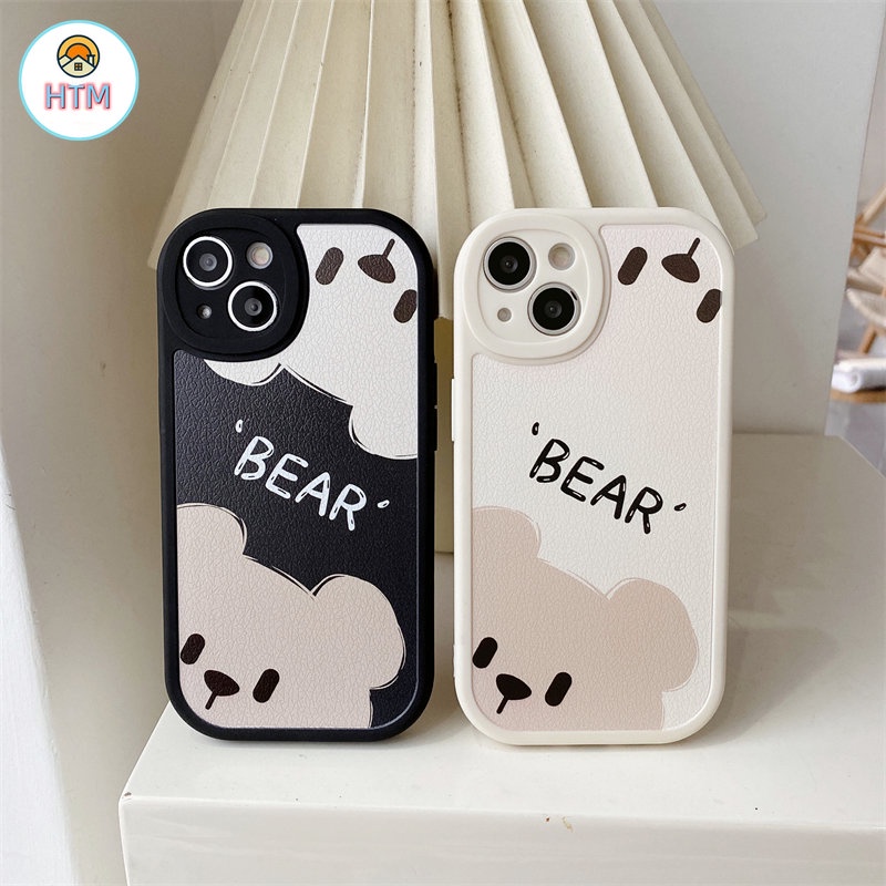 Ốp Điện Thoại TPU Mềm Chống Sốc In Hình Gấu Hoạt Hình Cho IPhone 14 13 12 Pro Max 11 14 Pro XS Max X XR 7 8 Plus
