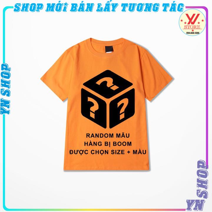 Áo thun nam nữ tay lỡ Lẻ size random chất cotton mát co dãn form rộng in nổi siêu bền ,CHỌN MÀU SIZE