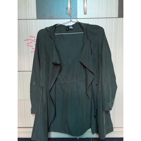 Áo parka kaki 1 lớp HM used