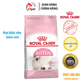 Thức ăn cho mèo ROYAL CANIN KITTEN 400G, Hạt cho mèo con KITTEN 36, đồ ăn cho mèo từ 4 đến 12 tháng tuổi.