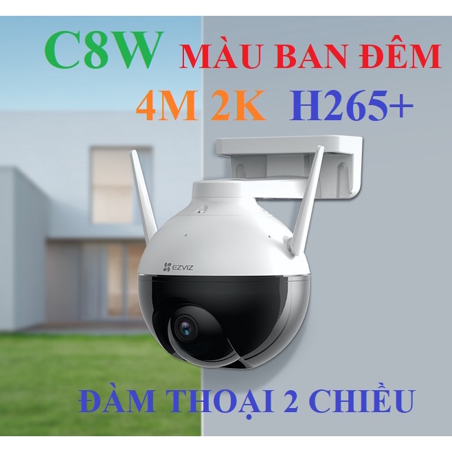 Camera 2M WIFI Ngoài Trời Xoay EZVIZ C8C 1080P C8W C8PF Màu Ban Đêm Thông Minh c3wn c3w c6n c6cn c1c