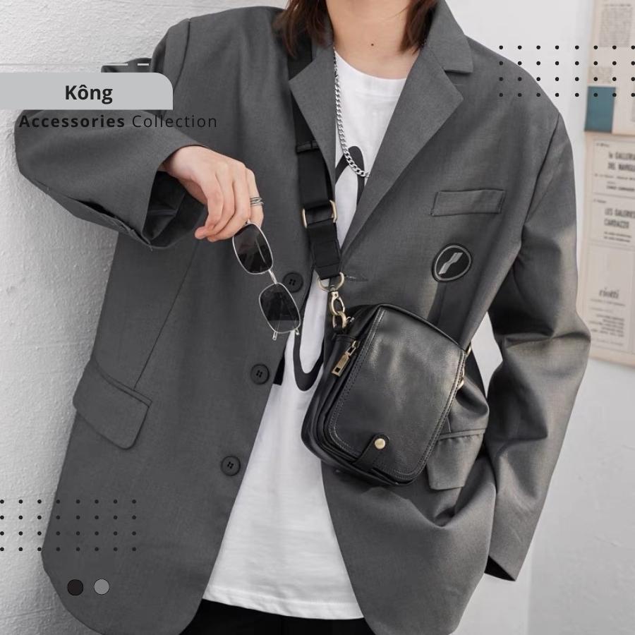 Túi đeo chéo nam, túi da nam nhỏ gọn tiện lợi dành cho nam.