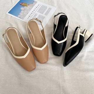 Slingback 2 màu