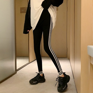 Quần Legging Nữ Kẻ Sọc Thời Trang