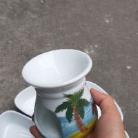 Bộ đĩa bày thức ăn hình hoa