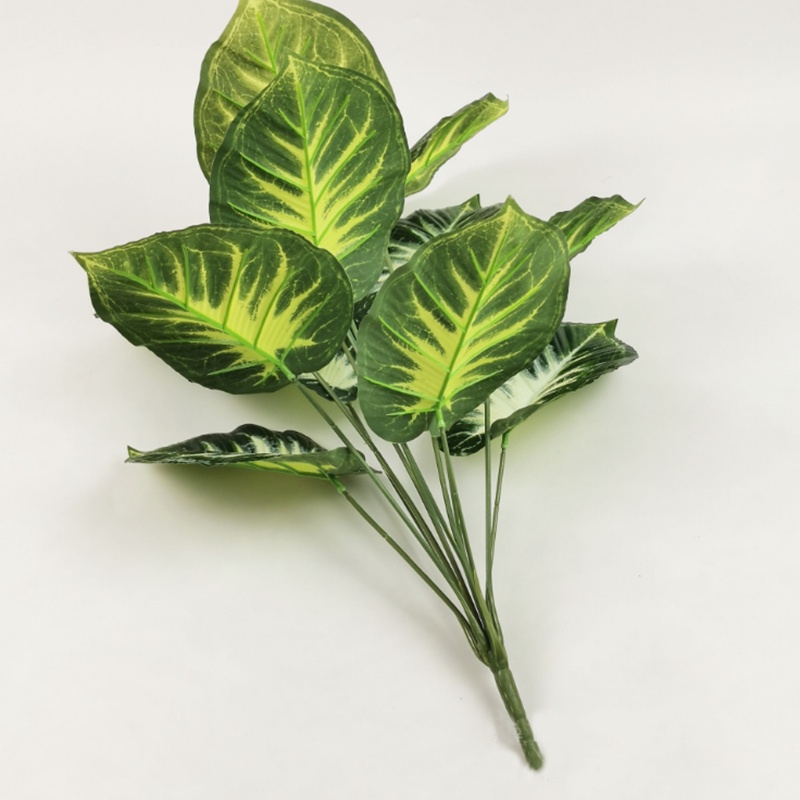 Cây Giả - Cây trầu bà giả xanh 12 lá đẹp, cao 54 cm trang trí không gian gia đình, văn phòng