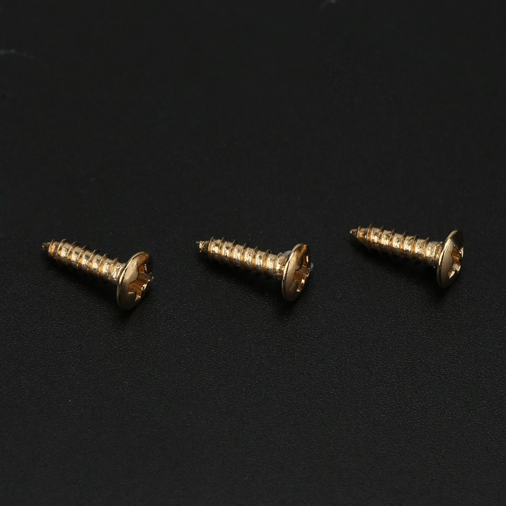 50pcs Acoustic Guitar Electric Guitar Guard Screw Electric Bass Panel Screw Guitar Instrument