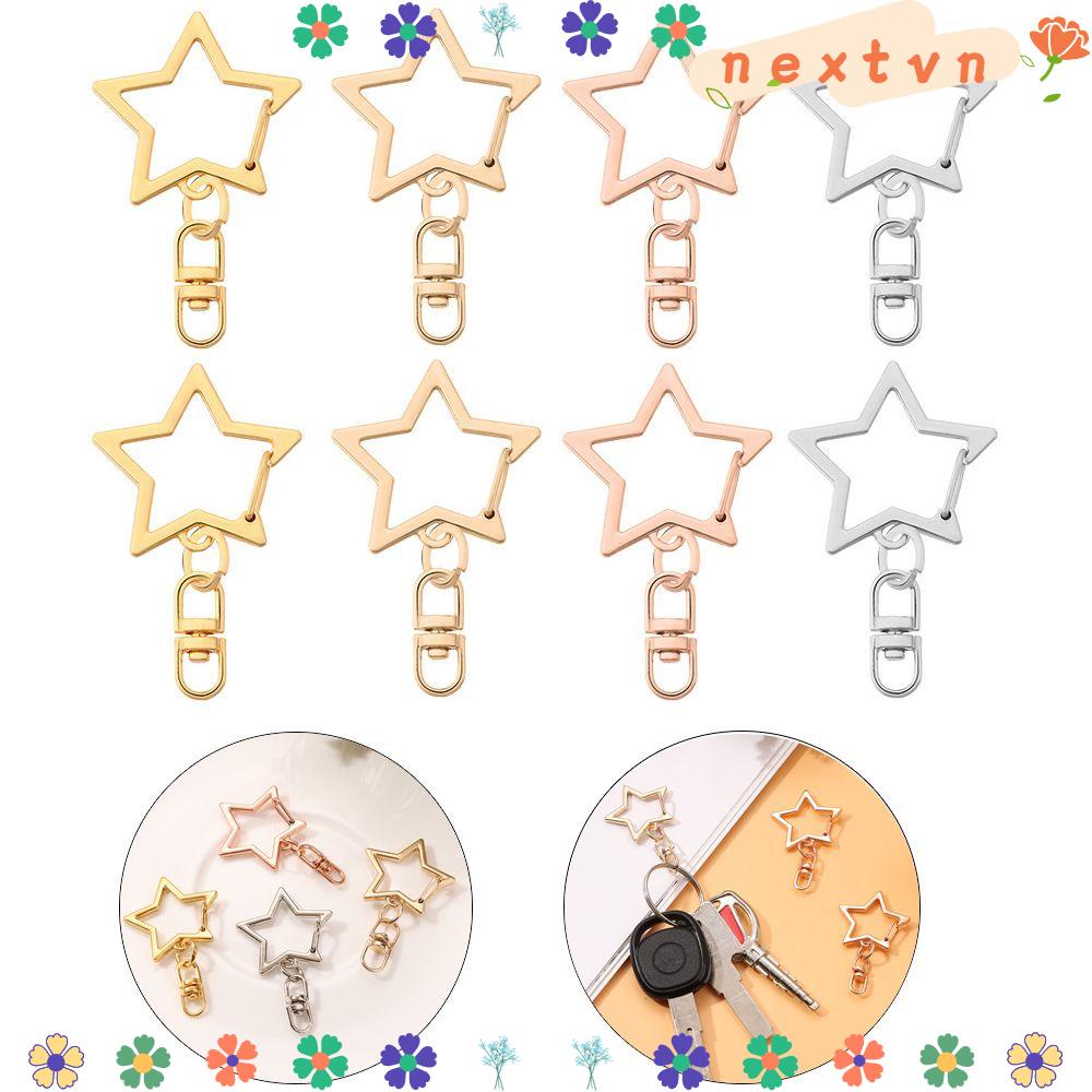 Set 5 Móc Khóa Càng Cua Bằng Kim Loại Nhiều Màu Sắc Dùng Làm Vòng cổ / Móc Khóa