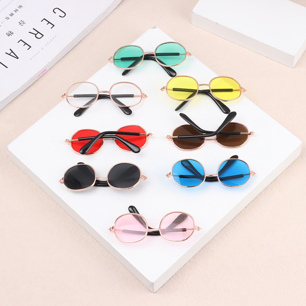 Kính mắt nhiều màu sắc tùy chọn đồ chơi sành điệu dành cho búp bê