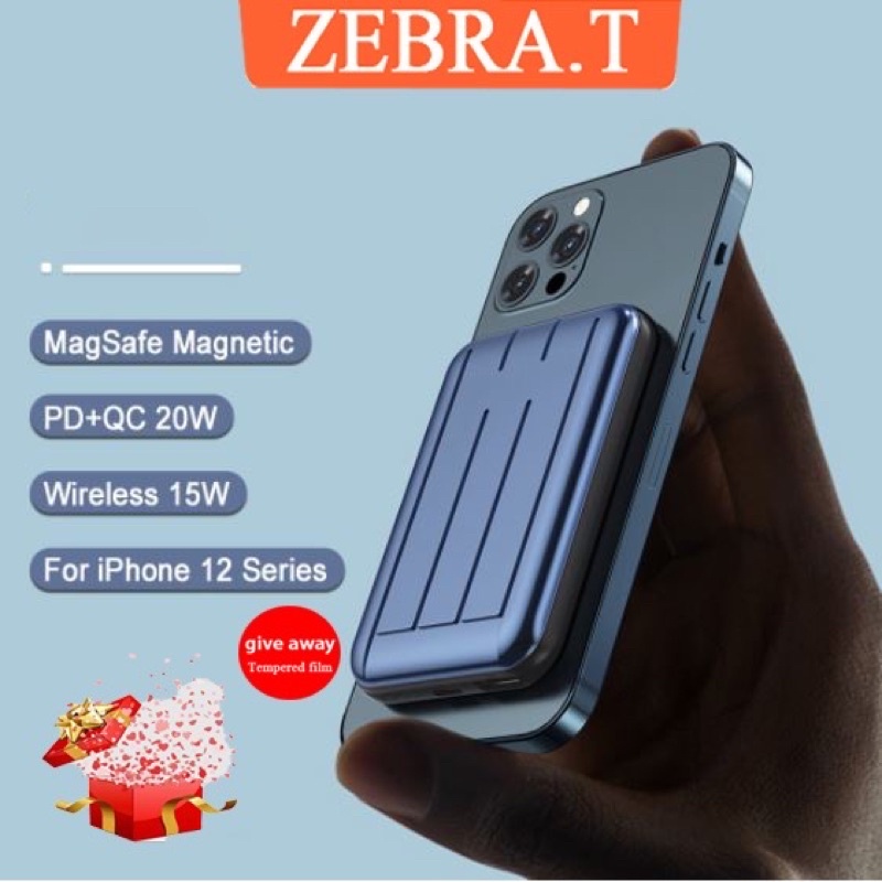 Pin sạc dự phòng không dây 2021 5000mAh 15W cho iphone12