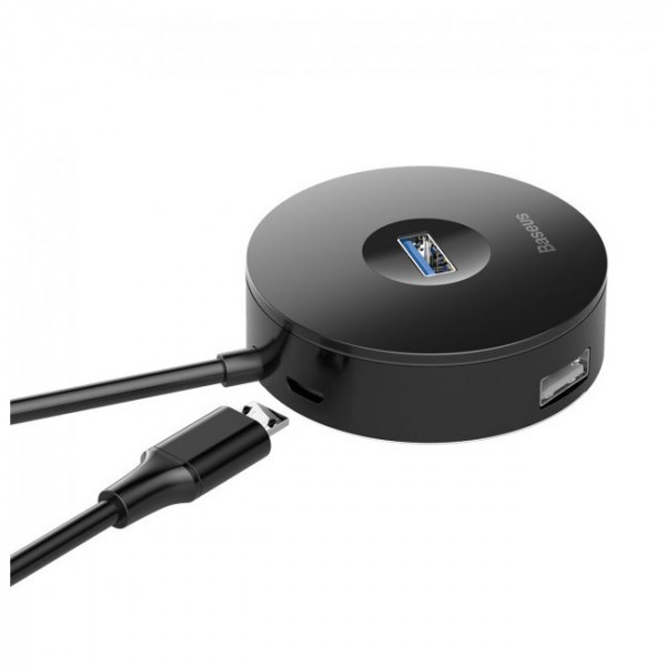 Bộ HUB Baseus chuyển đổi từ Type-C sang USB 3.0 Baseus Round Box HUB (4 cổng USB, 1xUSB3.0, 3xUSB2.0)