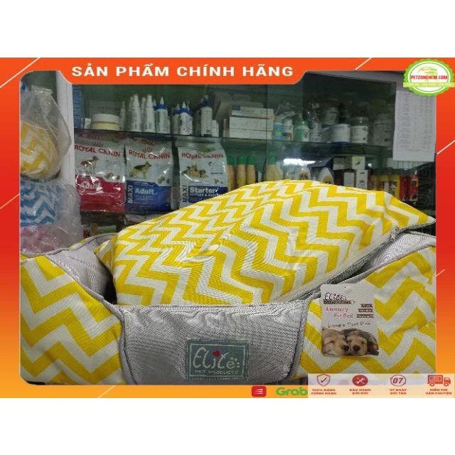 Nệm nằm cho chó mèo  FREESHIP  ELITE PET Hàn quốc Nệm/đệm/ổ nằm có 2 lớp dễ tháo rời vệ sinh - PetZoneHCM