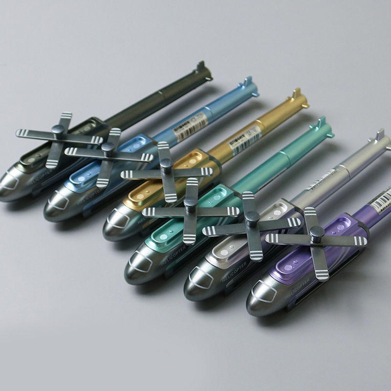 Bút Mực Gel Ngòi 0.5mm Mực Đen Hình Trực Thăng