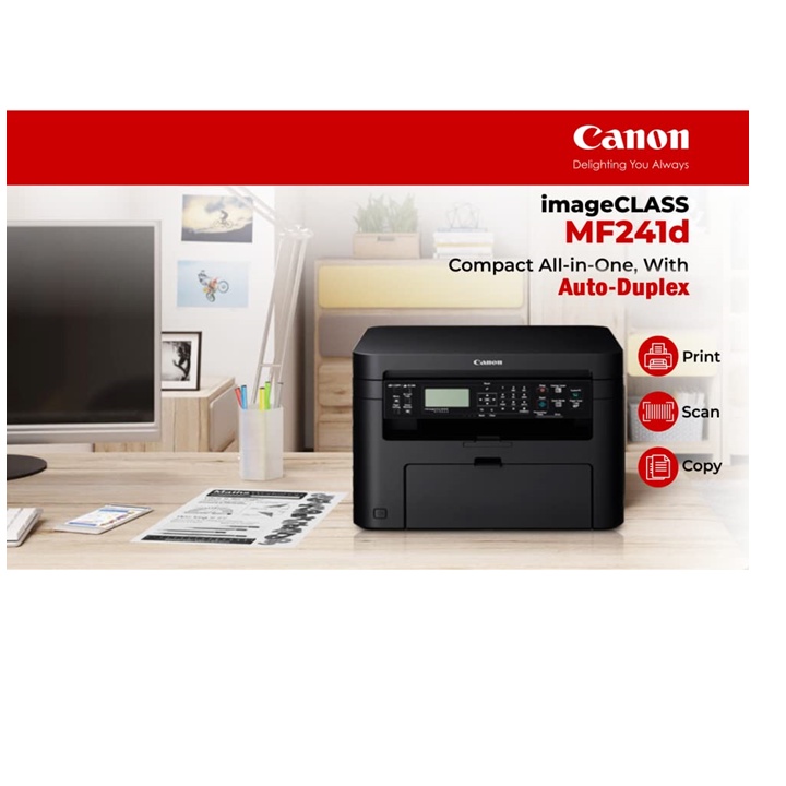 Máy in Laser đa chức năng Canon MF241D  đảo mặt tiết kiệm giấy