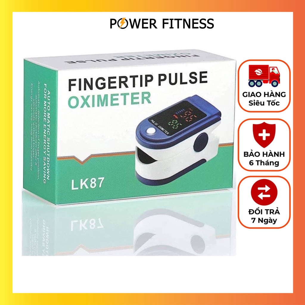 Máy đo nồng độ oxy trong máu SPO2 kẹp ngón cầm tay Power Fitness D3002