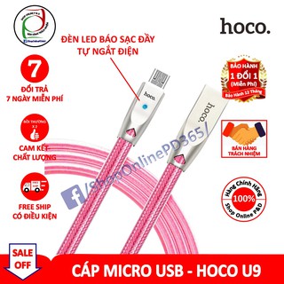 CÁP SẠC NHANH ĐÈN LED MICRO - HOCO U9