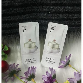 Combo 5 gói kem dưỡng ẩm cấp nước whoo dạng gel
