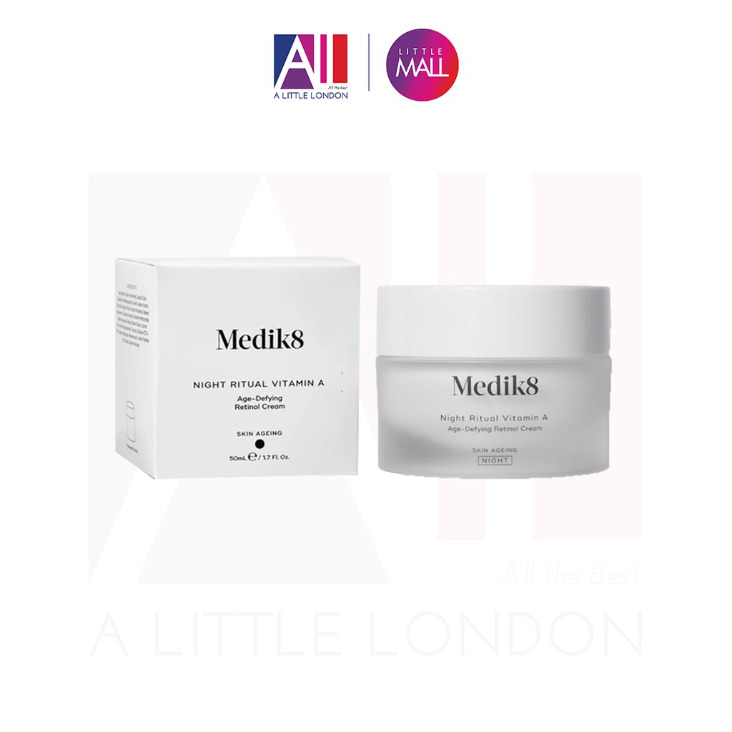 [TOP 1 SHOPEE] Kem dưỡng trẻ hóa da Retinol Medik8 Night Ritual Vitamin A™ 50ml (Bill Anh)