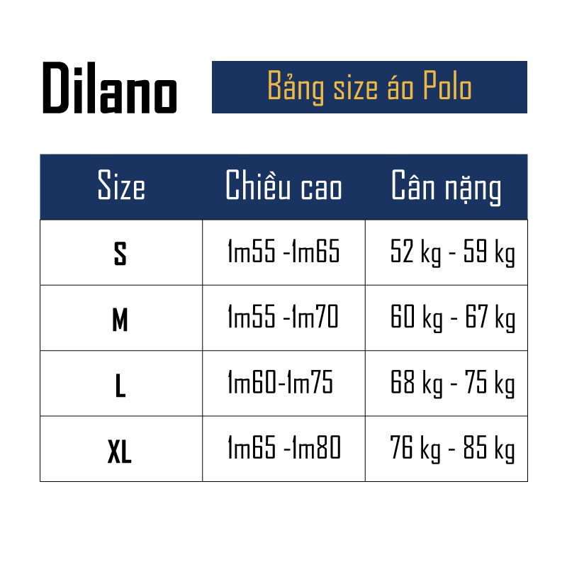 Áo Polo Nam cổ bẻ phối 2 màu, bo tay áo, chất liệu 100% Cotton xuất khẩu, form chuẩn đủ size Dilano APD07