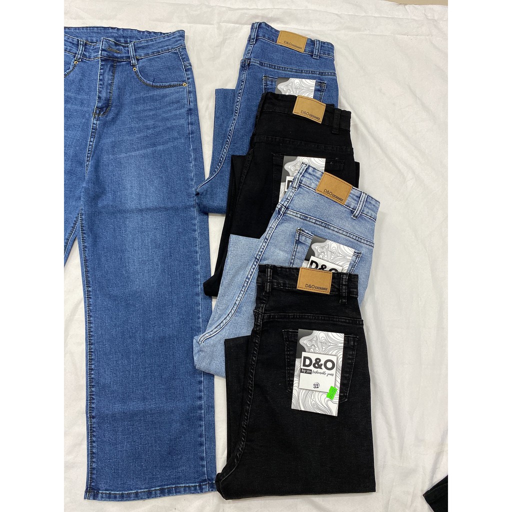 [Size 55-93kg] Quần Ống Rộng Bigsize Co Giãn Mạnh - 9 Tấc Lưng Cao - Quần Jeans Suông Rộng Siêu Tôn Dáng