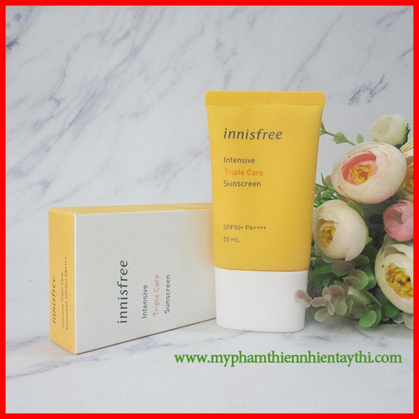 Kem Chống Nắng Innisfree Triple Care SPF 50+ PA+++