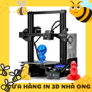 In 3D theo yêu cầu giá rẻ 9K/H, máy in là ender 3 pro