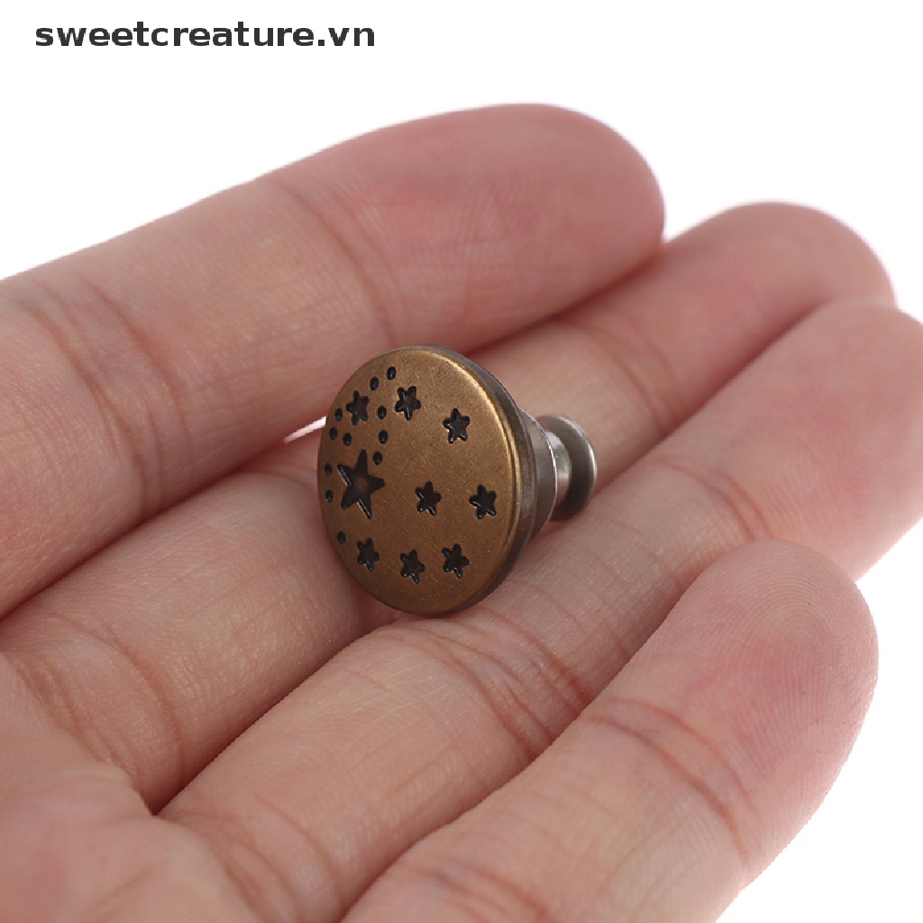 Nút bấm quần jean bằng kim loại 17mm DIY