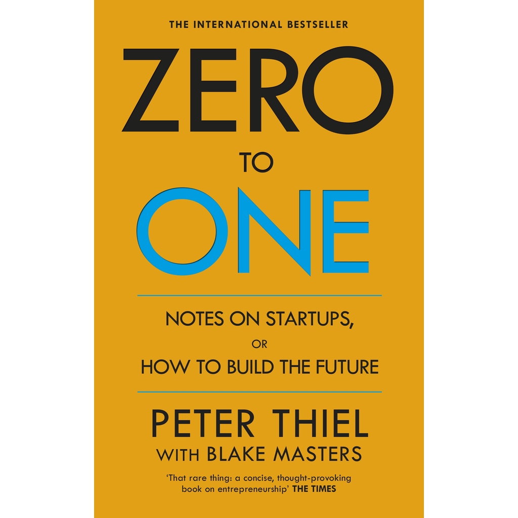 Sách Ngoại văn: Zero to One (Notes on Start Ups, or How to Build the Future)