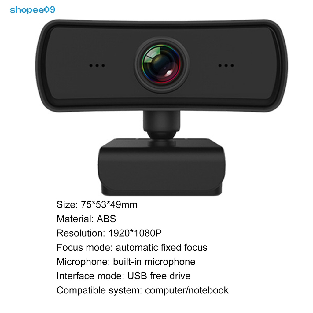 Webcam USB 2K 1080P kỹ thuật số trọng lượng nhẹ có thể điều chỉnh tiện dụng | BigBuy360 - bigbuy360.vn