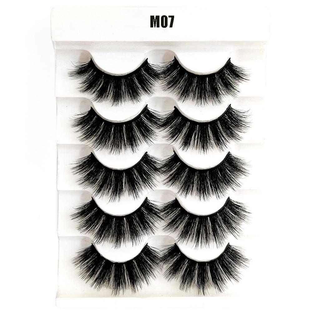 OKDEALS Set 5 Cặp Lông Mi Giả SKONHED Tái Sử Dụng Tiện Lợi