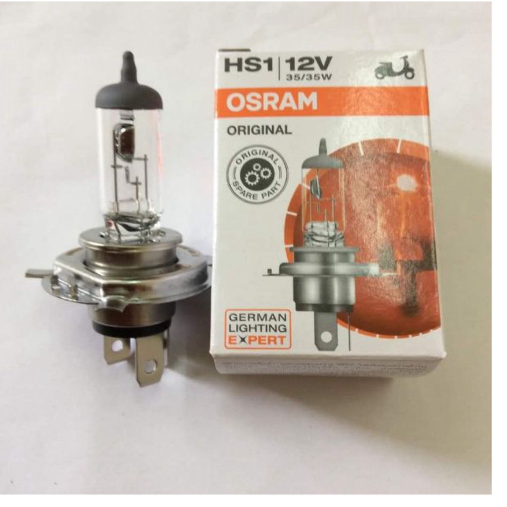 bóng đèn H4 osram đức xịn dùng cho ô tô và xe máy 3 chân 12v 55w