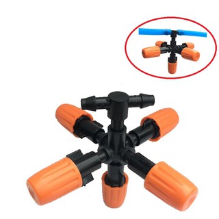 Vòi phun sương 5 cửa loại 1 dùng ống phun sương PU 5/8mm hoặc ống PVC 4/7mm chất lượng cao
