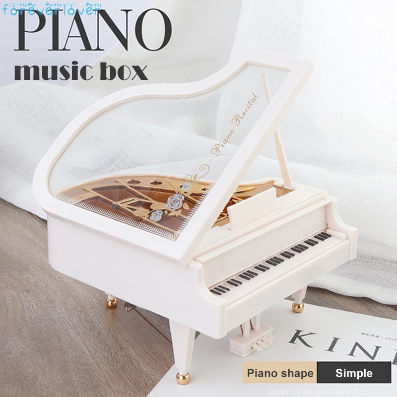 Hộp Nhạc Hình Đàn Piano Cổ Điển Trang Trí Phòng Ngủ